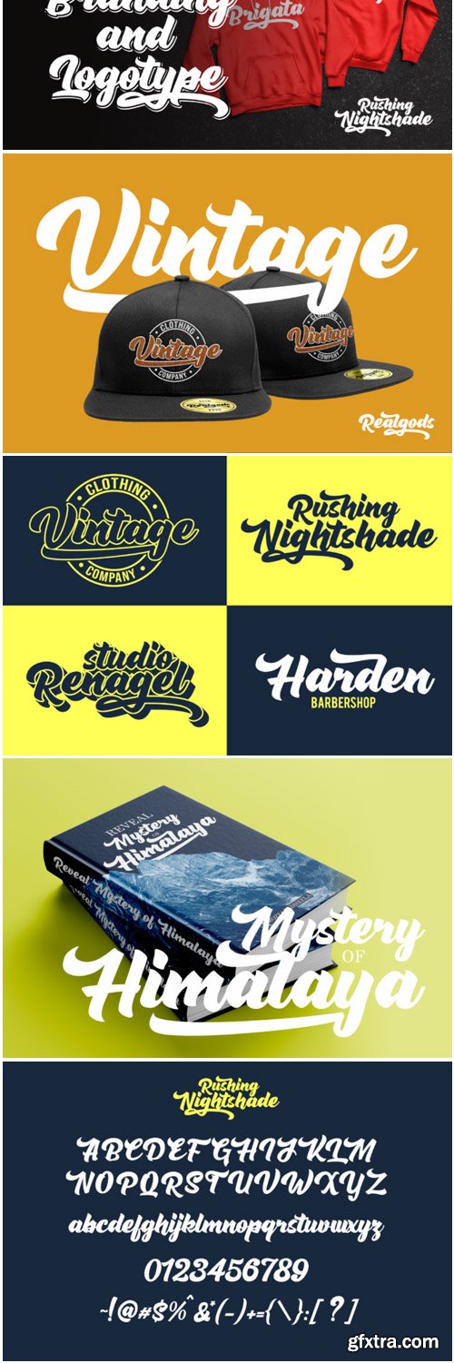 Rushing Nightshade Font