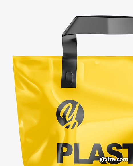 Glossy Carrier Bag Mockup 46712