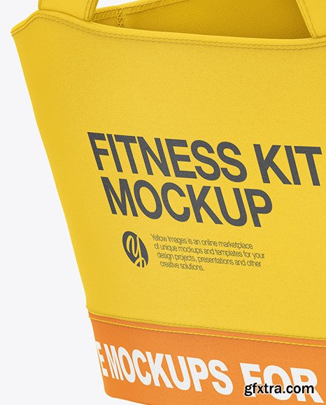 Women\'s Fitness Kit Mockup - Backt Half 46717