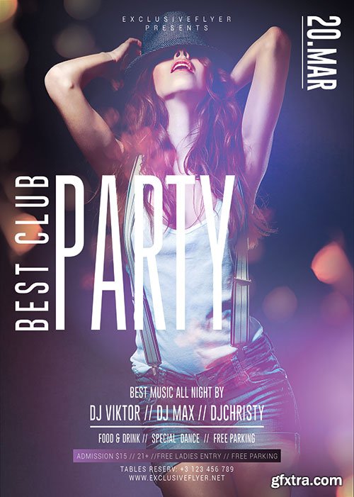 Best club party - Premium flyer psd template