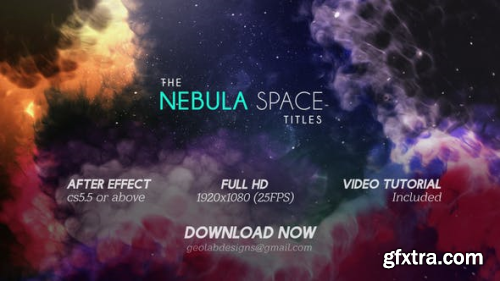 VideoHive The Nebula Space Titles   l   The Galaxy Titles 24215337
