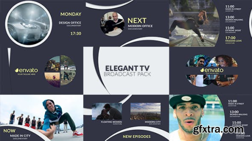 VideoHive Elegant TV - Business Broadcast Pack 17997456