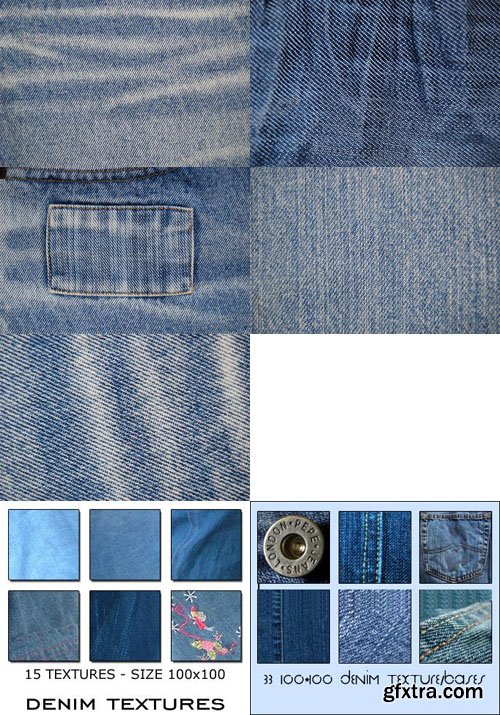 102 Jeans Textures Collection