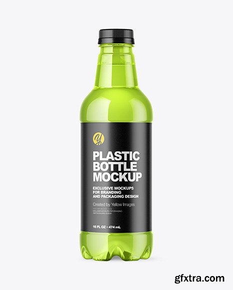 Plastic Drink Bottle Mockup 46671