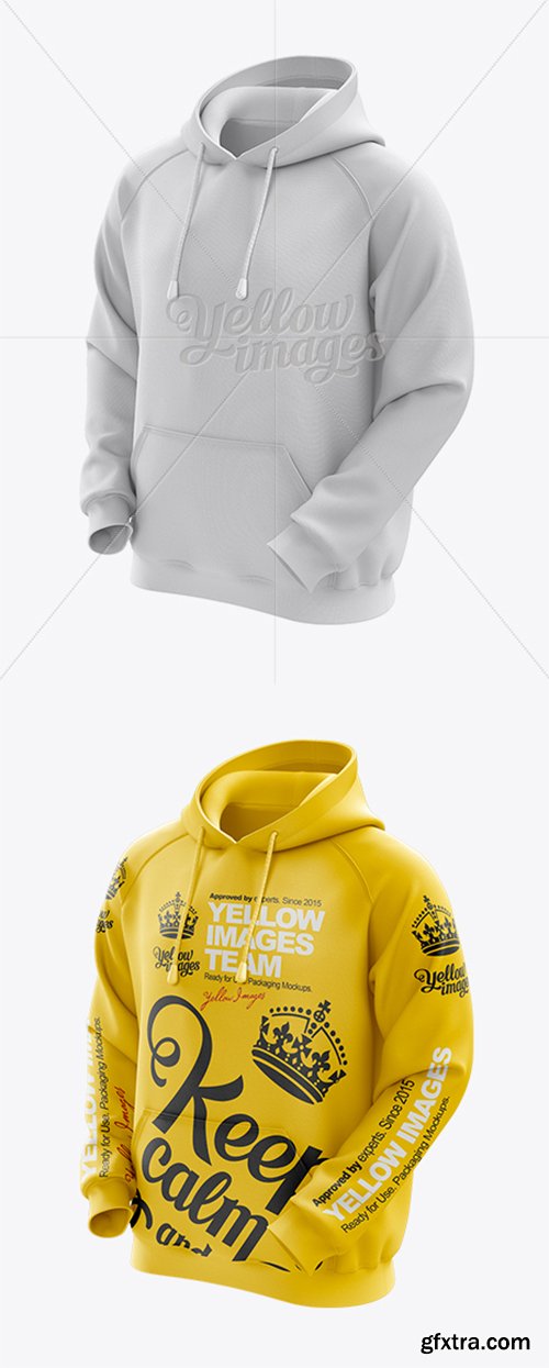 Men’s Hoodie Halfside View HQ Mockup 10577