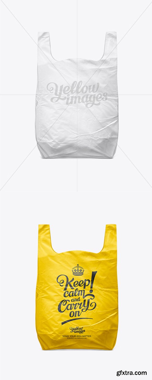 White Plastic Carrier Bag 10342
