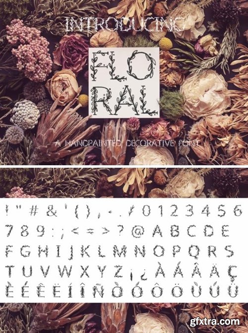 Floral Font