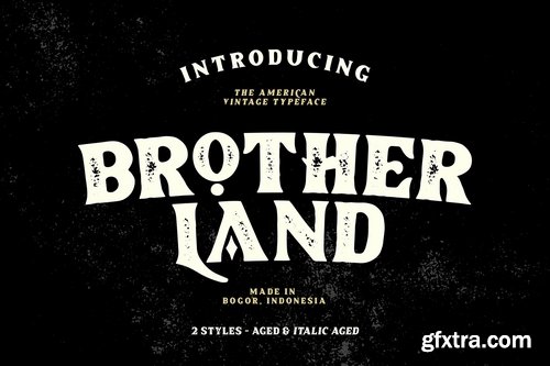 Brotherland Aged Font