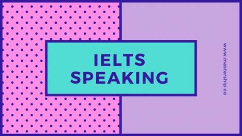 Udemy - IELTS Speaking [MASTERCLASS]