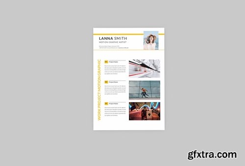 Yellow CV Resume Designer