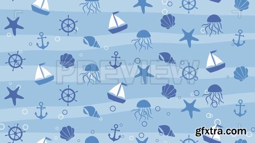 Blue Ocean Pattern 226218