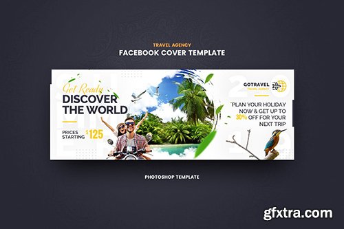 GoTravel Facebook Cover Template