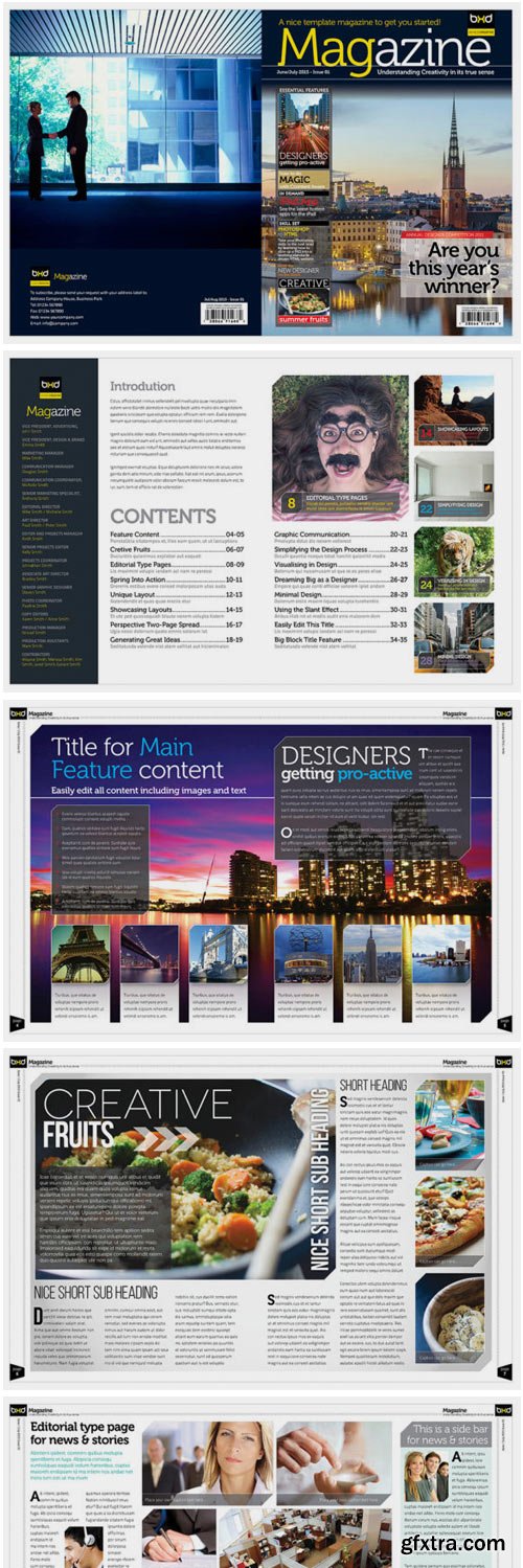 Magazine Template InDesign 1663164