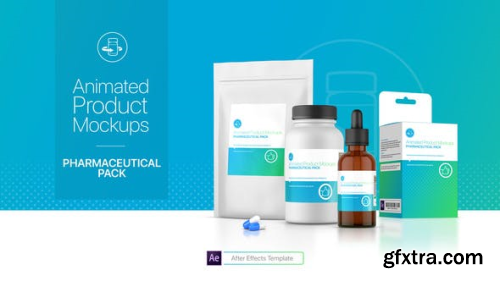 VideoHive Animated Product Mockups - Pharmaceutical Pack 21507561