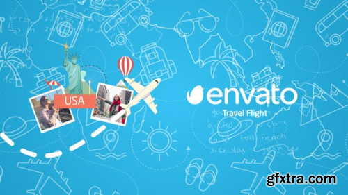 VideoHive Travel Flight Logo 24192263