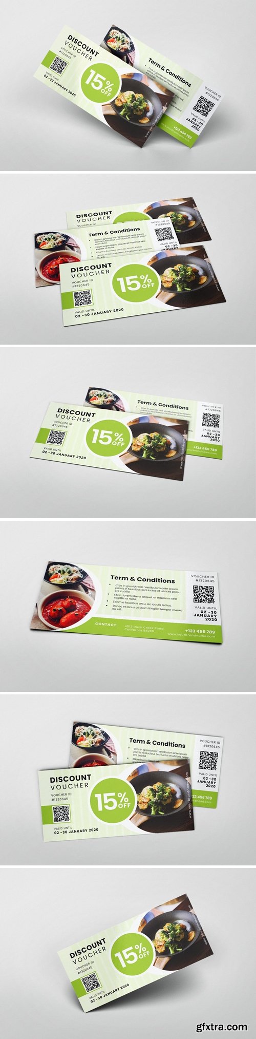 Restaurant AI and PSD Gift Voucher