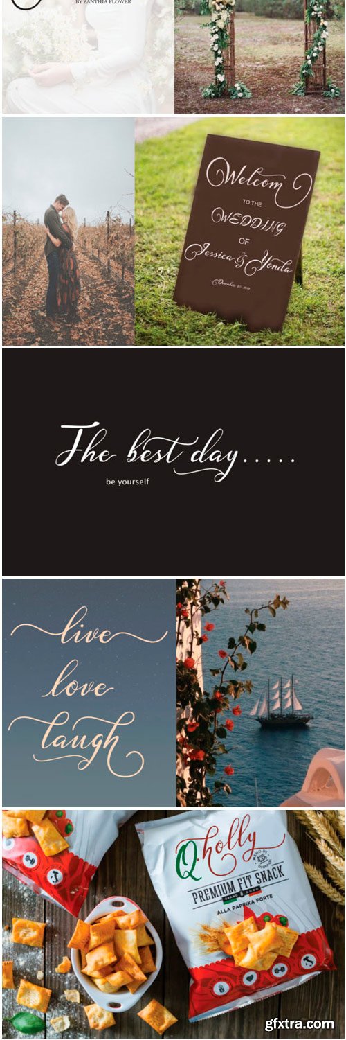 Zanthia Script Font