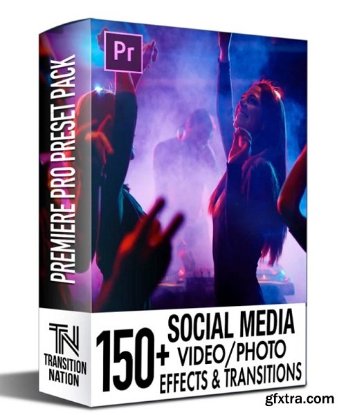 150+ Social Media FX Pack for Adobe Premiere Pro (Win/Mac)