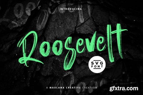 Roosevelt SVG Brush Font