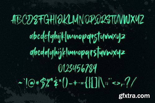 Roosevelt SVG Brush Font