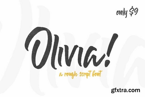 CM - Olivia Rough Font 3981042