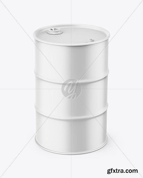 Matte Metal Barrel Mockup 46826