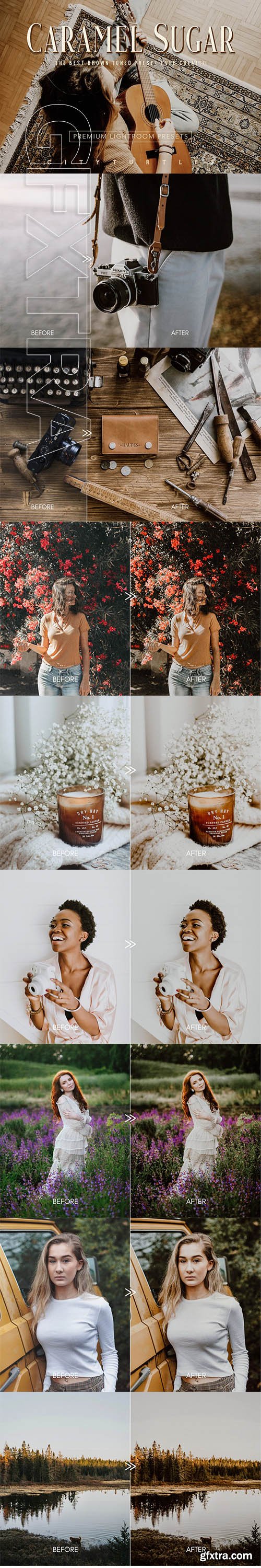 CreativeMarket - Moody Brown Caramel Sugar Presets 3890188