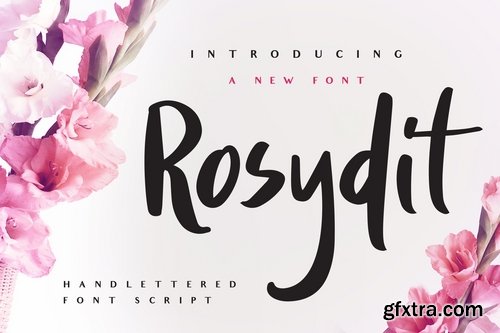 Rosydit - Handlettered Script Font