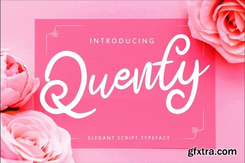 Quenty - Elegant Script Typeface