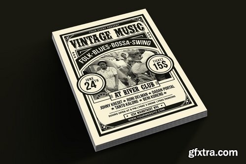 Vintage Music Flyer