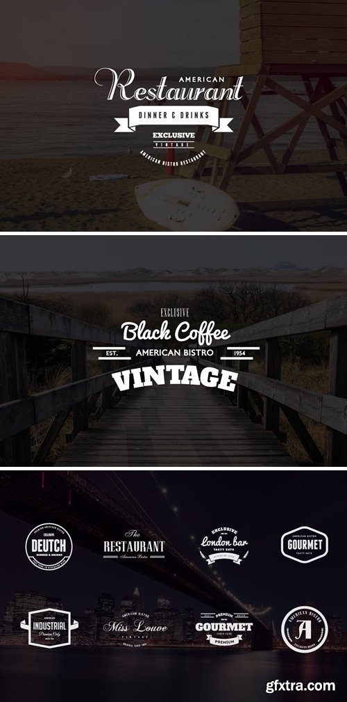 10 Vintage Logos & Badges Vol 4