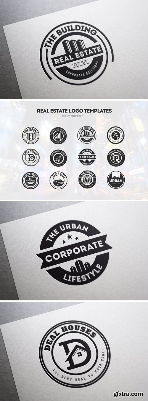 12 Real Estate & Business Logos