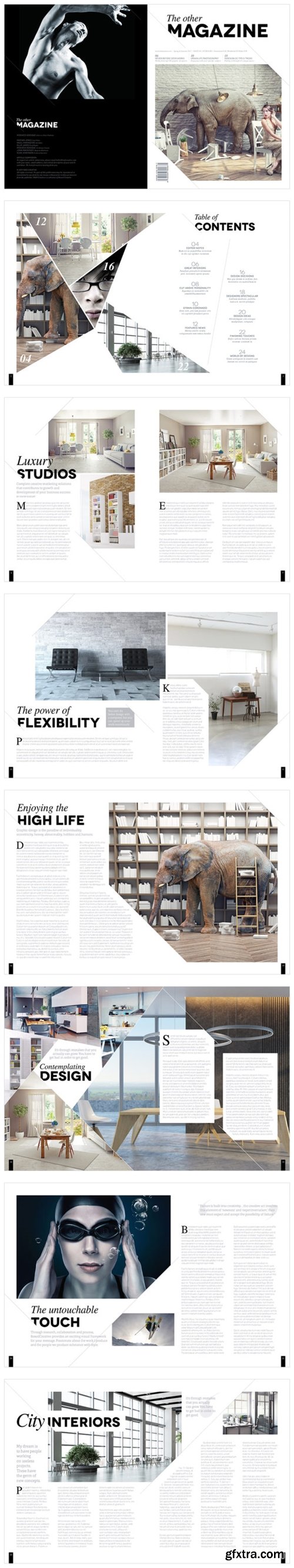 Magazine Template InDesign 1666803