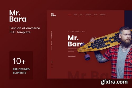 Mr.Bara Fashion Demo Concept PSD Template