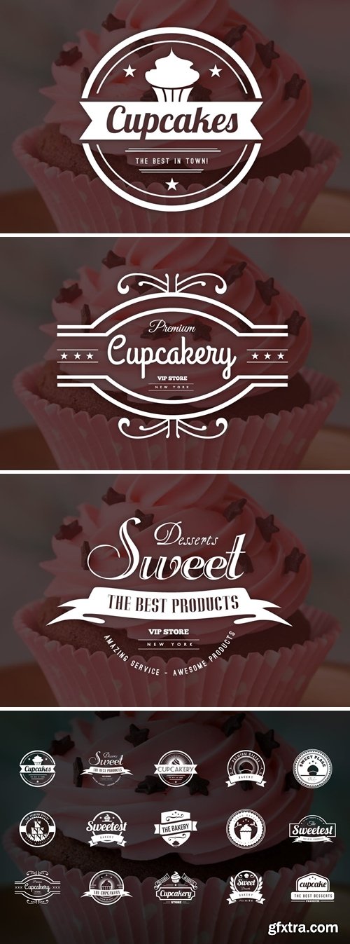 15 Bakery, Cupcakes & Cake Logos