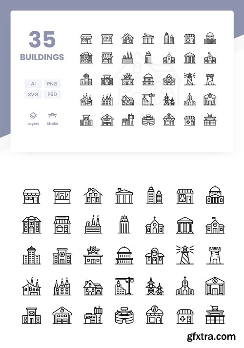 Buildings - Icons Pack