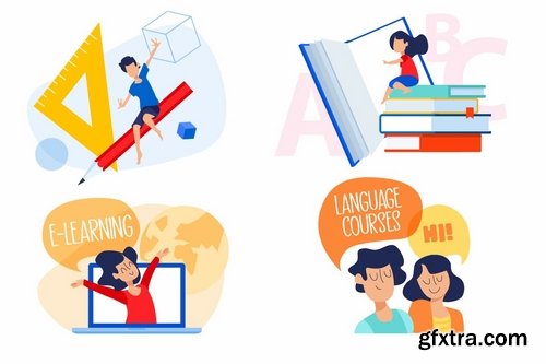 Education illustrations Bundle