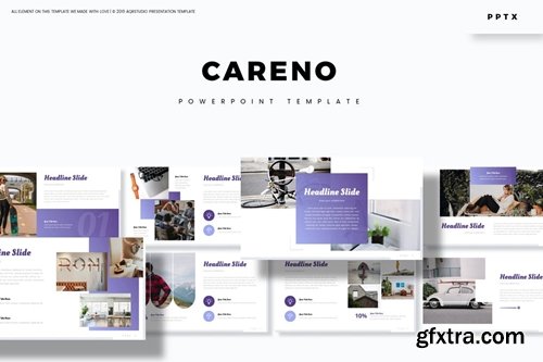 Careno Powerpoint, Keynote and Google Slides Templates