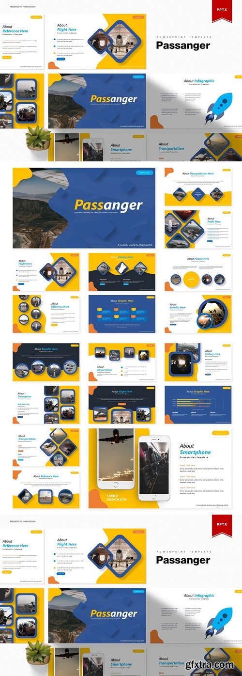 Passanger Powerpoint, Keynote and Google Slides Templates