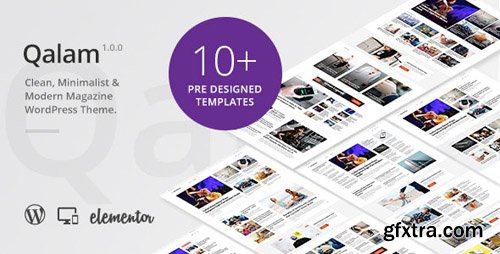 ThemeForest - Qalam v1.0.0 - NewsPaper and Magazine WordPress Theme - 24021107