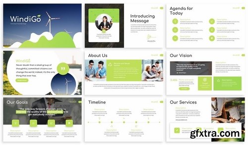 Windigo - Energy & Environment Keynote Template