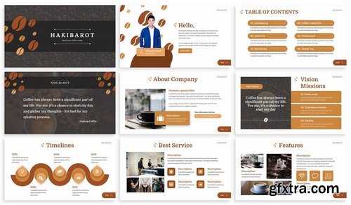 Hakibarot - Coffeeshop Keynote Template