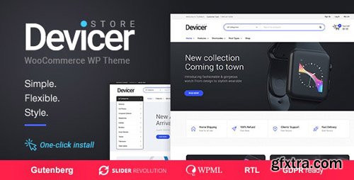 ThemeForest - Devicer v1.0.6 - Electronics, Mobile & Tech Store - 21162601