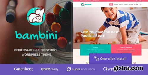 ThemeForest - Bambini v1.0.4 - Kindergarten & Pre-School Theme - 21735982