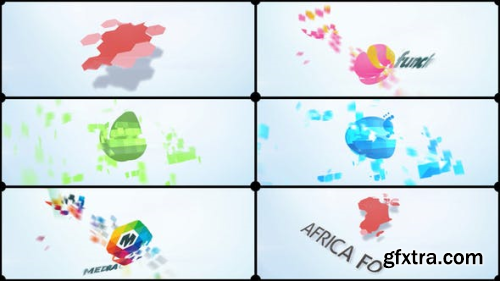 VideoHive Fragments Corporate Logo 14645515