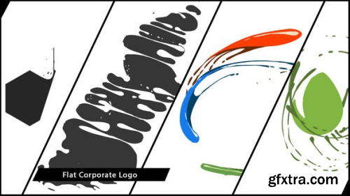 VideoHive Flat Corporate Logo V04 Liquid 19616708