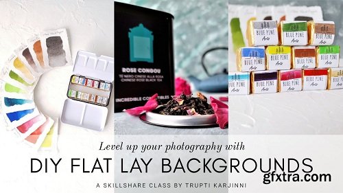 DIY Flatlay Photography Backgrounds