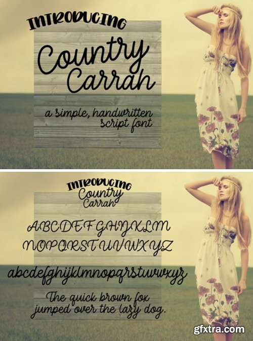 Country Carrah Font