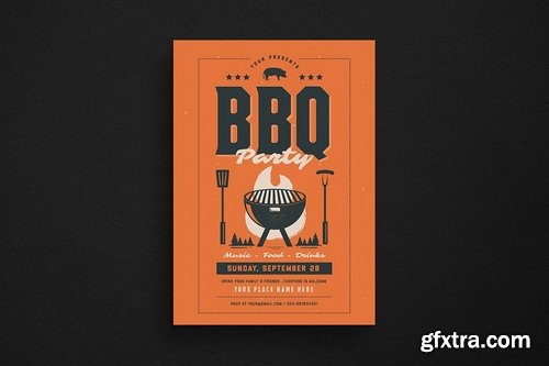 BBQ Event Party Flyer