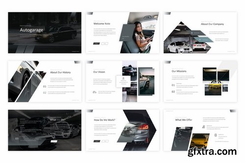 Autogarage - Powerpoint Google Slides and Keynote Templates